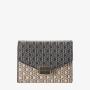 Susen Chrisbella Fashion luxury Letter printing contrast color PU Leather ladies wallet Multifunctional women's wallet 2022