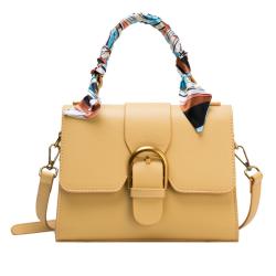 Minissimi Custom Leather Bag  PU Leather Women Handbags Scarves Handle Exquisite Handbags Bow Crossbody Bags