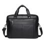 XL283 Genuine Leather Men's Business Bags Durable 14-20Inches Men's Laptop Bags Practical Simple Shoulder Bag Customized Logo