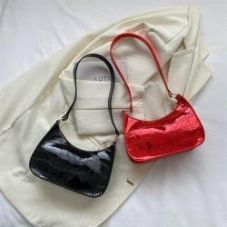 Western style texture small square bag for women 2024 handbag fashionable underarm bag pu leather single crossbody shoulder bag