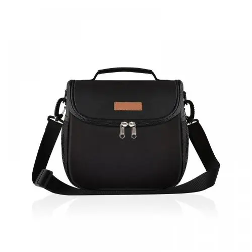 Insulated Lunch Bag for Women Reusable Lunch Box Cute Cooler Tote with Adjustable Shoulder Strap for Work Picnic or Travel