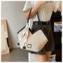 ZR785 Women Beach Bag Handbag Fashion Handmade Woven Straw Summer Messenger Crossbody Bag Girls Lady Straw Tote Bag Shopping