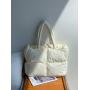 Trendy new High Quality puff Shoulder bag Student Casual Space Cotton Tote Bag Down nylon Puff hand Bag for girls
