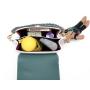 HR593 Women's One Shoulder Portable Small Bag Girls' Fashion Festival Gift Mini Phone Bag PU Fresh and Sweet Pendant Bucket Bag