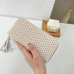 New 2023 Bag Ladies Women Fashion Handbags Mini Woven Mobile Phone Bag Retro Wallet Carteras Mujer