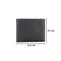 Hot sell men wallets leather smart real carbon fiber wallet rfid blocking bifold wallet for men