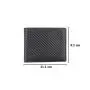 Hot sell men wallets leather smart real carbon fiber wallet rfid blocking bifold wallet for men