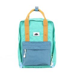 CHANGRONG Custom color block Children School backpack recycled