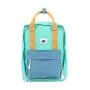 CHANGRONG Custom color block Children School backpack recycled