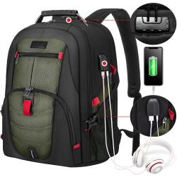 LOVEVOOK high quality big Anti Theft Backpack with Lock men women School College Travel 17in Laptop Backpacks with USB
