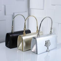 Hot selling rhinestone dress bag temperament wedding bags crossbody women's bag custom evening clutch handbag