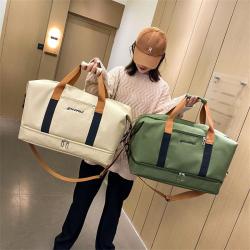XL279 Imported Durable Nylon Duffle Bag Wholesalers Large Capacity Travel Bag Lightweight Ladies Handbag Customized Logo