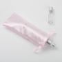 Wholesale Pink White Satin Make up Cosmetic Hair Packaging Bags For Hair Extensions