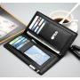 KBW234  Long Leather Wallet For  Edge Iron Included Angle Purse Photocards Wallets Leather Slim Card Holder PU Money Clip