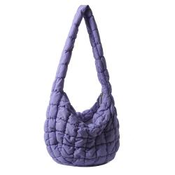 Spring And Summer New Cloud Fold Large Female Casual Personality Lightweight Large Capacity Dumpling Crossbody Commuting Bag