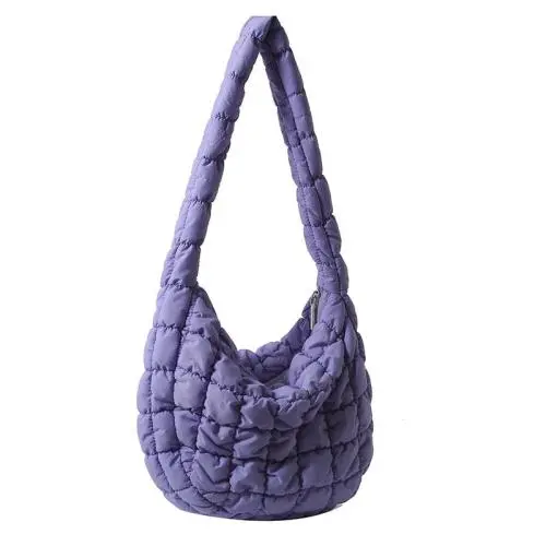 Spring And Summer New Cloud Fold Large Female Casual Personality Lightweight Large Capacity Dumpling Crossbody Commuting Bag