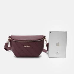 2024 Wholesale Embroidery PU Leather Waist Bag For Women Shoulder Fanny Pack