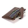 CUIKCA Women Men Wallet 1120 Genuine Leather Carteira Cowhide HASP Slim Wallet Purse Business ID Credit Card Cases Card Holders
