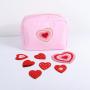 Black Friday Hot Sale Personalized Patches Christmas Gift Makeup Organizer Bag Chenille Cosmetic Bags Nylon Bags with Patches