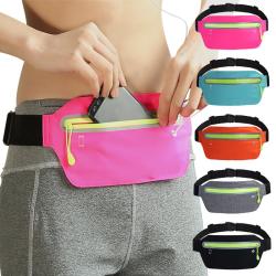 Customized Logo Multifunctional Fitness Waist Bag Large Capacity Waterproof Running Belt Fanny Pack