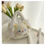 Custom Tote bag plush cute animal doll pendant portable decorative zipper single shoulder chain niche design plus logo
