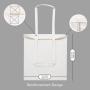 Gelory Cotton Tote Bag Lightweight Medium Reusable Grocery Shopping Cloth Bags Suitable for DIY Advertising Promotion Gift