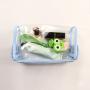 Candy Colors Makeup Cosmetic Waterproof Zipper Pouch Glasses Lipstick Holder PVC Travel Toiletry Bag Clear Makeup Bag