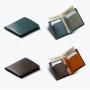 High quality italian leather slide slim men's wallet made of vintage genuine leather