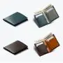 High quality italian leather slide slim men's wallet made of vintage genuine leather