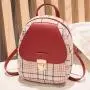 Pu Leather Zipper Crossbody Bag Wholesale Single Shoulder Bag New Fashion Plaid Backpack Ladies
