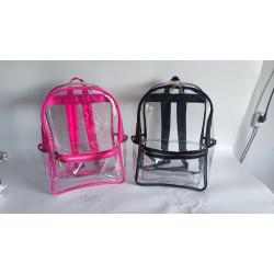 Keymay New Design Cute Back to School Children Waterproof Backpack Clear Backpack Transparent PVC Clear Backpack School Bag