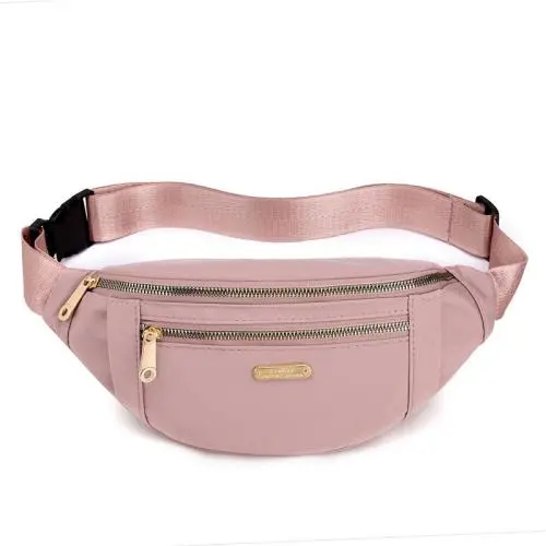 HR363 New Style Women's Versatile Crossbody Bag Casual Oxford Cloth Shoulder Bag Multi layer Change Mobile Phone Waist Pack