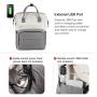 LOVEVOOK Lightweight fashion ladies custom logo office Carry on Nylon casual 15.6 inch with usb nurse women laptop backpacks