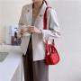 Solid color popular shoulder bag simple trend crossbody bag fashion retro flap Korean women handbag small square bag