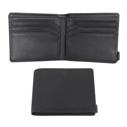 Factory wholesale canvas wallet men's short wallet rfid blocking slim short canvas wallet