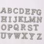 Custom Design Alphabet Patch Letter Initial Glitter Bling Pearl Letter Patch