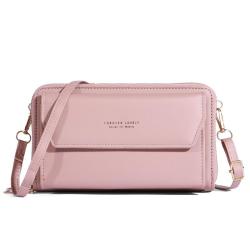 New Ladies Wallet Korean Version Fashionable Large Capacity Mobile Phone Bag Multi-Function Shoulder Clutch Coin Purse