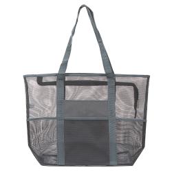 Grocery Produce For Gym Picnic Beach Lightweight Tote Shopping Bag Mesh Bag With Zipper