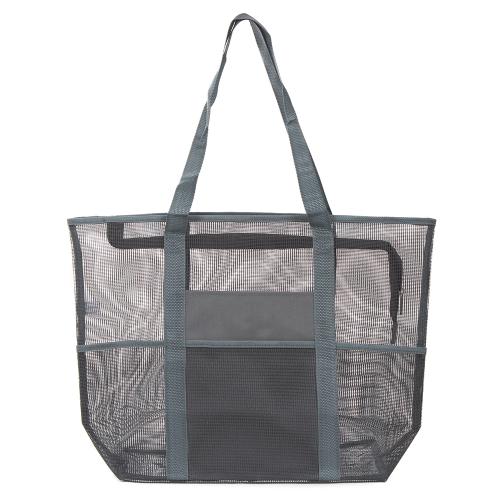 Grocery Produce For Gym Picnic Beach Lightweight Tote Shopping Bag Mesh Bag With Zipper