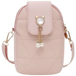 Women's Casual Korean Version Red Envelope Joker Bag Ladies Bag with Embroidered Mobile Phone Pocket Portable Wholesale Fashion