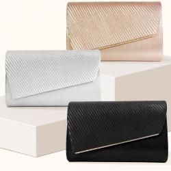 Hot Selling Classic Women's Sequin Pleated Envelope Bride Handbag Women's Wedding Bag Clutch Bags For Ladies