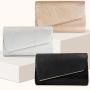 Hot Selling Classic Women's Sequin Pleated Envelope Bride Handbag Women's Wedding Bag Clutch Bags For Ladies