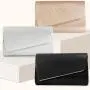 Hot Selling Classic Women's Sequin Pleated Envelope Bride Handbag Women's Wedding Bag Clutch Bags For Ladies