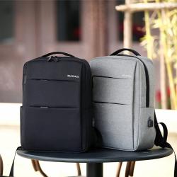 Gelory Customized Logo Laptop Computer Bag Large Capacity Men's Laptop Backpack With USB Charger Port