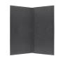 Custom menu covers leather restaurant PU smooth leather menu holder board