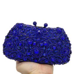 Factory wholesale FGG Rhinestone Dumplings Shape Evening Clutch Bags Luxury Design Diamond Dinner Banquet Party Gem Bag