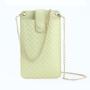 Phone bag for women Summer Trend Ladies Diamond Plaid Woven Chain Sling Mobile Phone Bag Single Handle Mini Design-Wholesale
