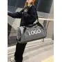 Custom Logo Waterproof Lightweight Durable Sports Duffel Gym Overnight Bag with Wet Pocket Travel Duffle Bag for Men