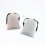 High End Soft Luxury  Flannel Gift Cosmetic Dust Packaging Jewelry Drawstring Velvet Pouch Bag