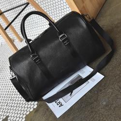 customized logo large capacity duffle bags gym women waterproof sports pu leather travel bag